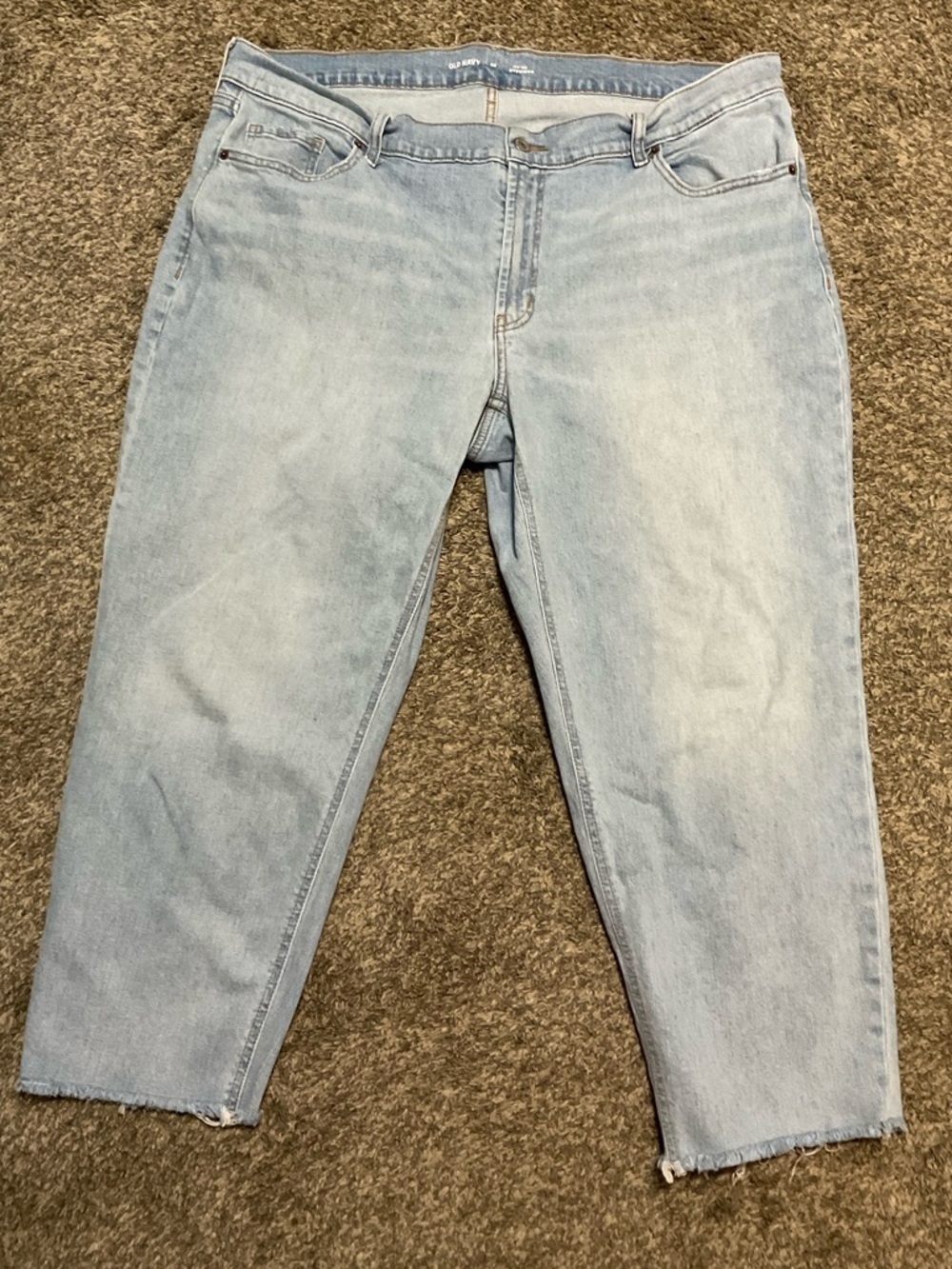 Old Navy Light Blue Low Rise Boyfriend Stretch Denim Jeans Size 20